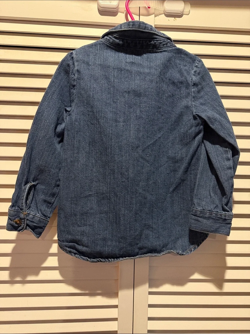 Old Navy Girls Blue Denim Button-Up Jacket